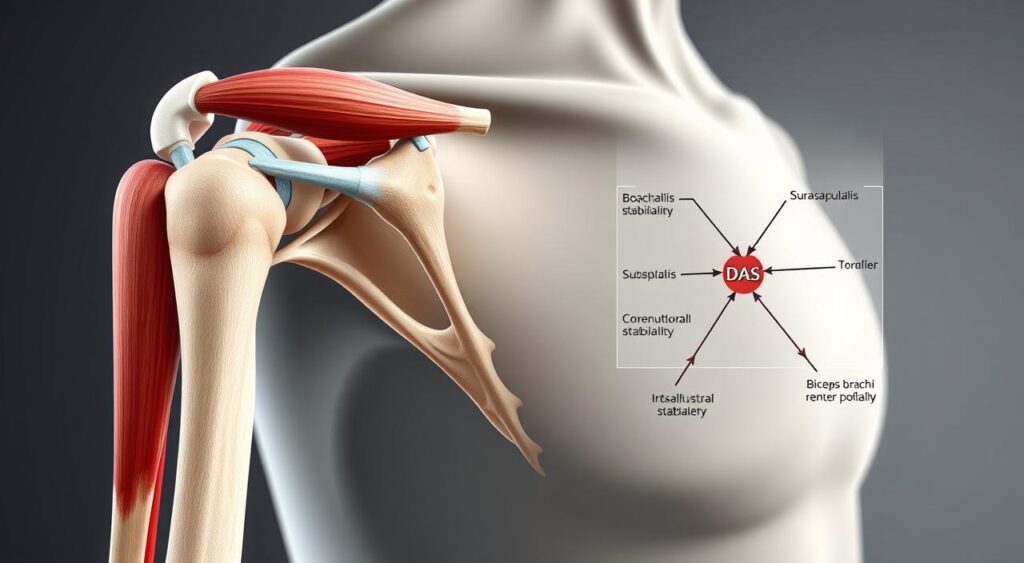 Estabilização anterior dinâmica (DAS) para instabilidade glenoumeral ombro