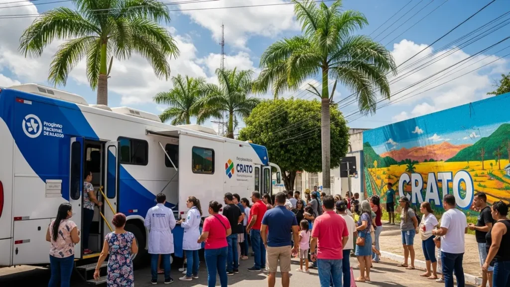 Crato recebe carreta da saúde do programa agora tem especialistas Crato recebe carreta da saúde do programa agora tem especialistas