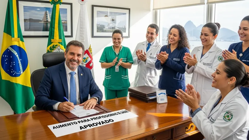 Prefeito de Niterói aprova aumento para servidores da Saúde Prefeito de Niterói aprova aumento para servidores da Saúde