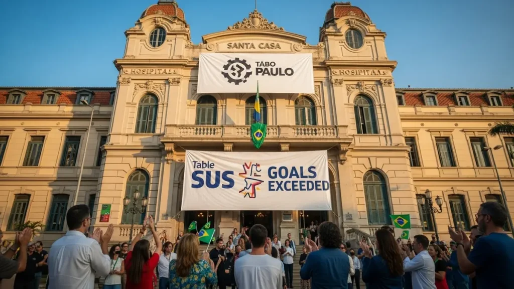 Santa Casa é reconhecida por superar metas da Tabela SUS paulista Santa Casa é reconhecida por superar metas da Tabela SUS paulista