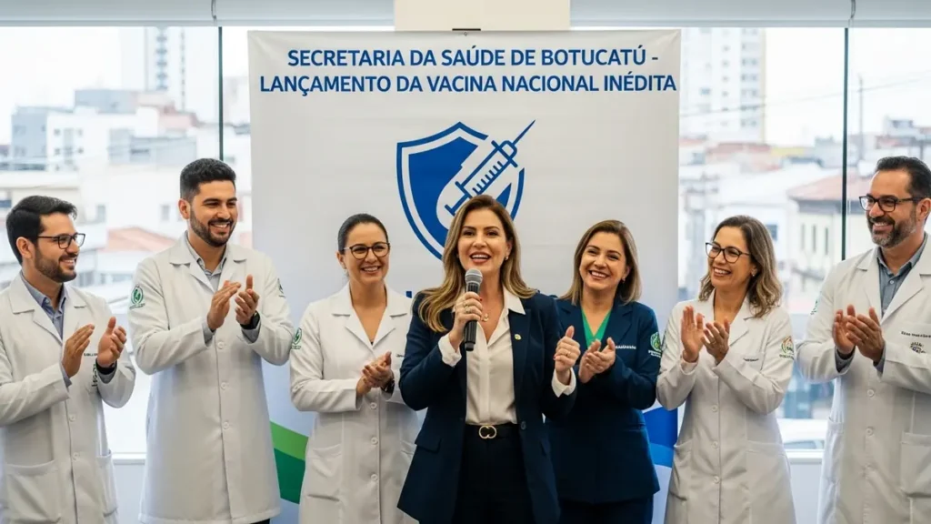Saúde de Marília lança vacina inédita e nacional em Botucatu Saúde de Marília lança vacina inédita e nacional em Botucatu